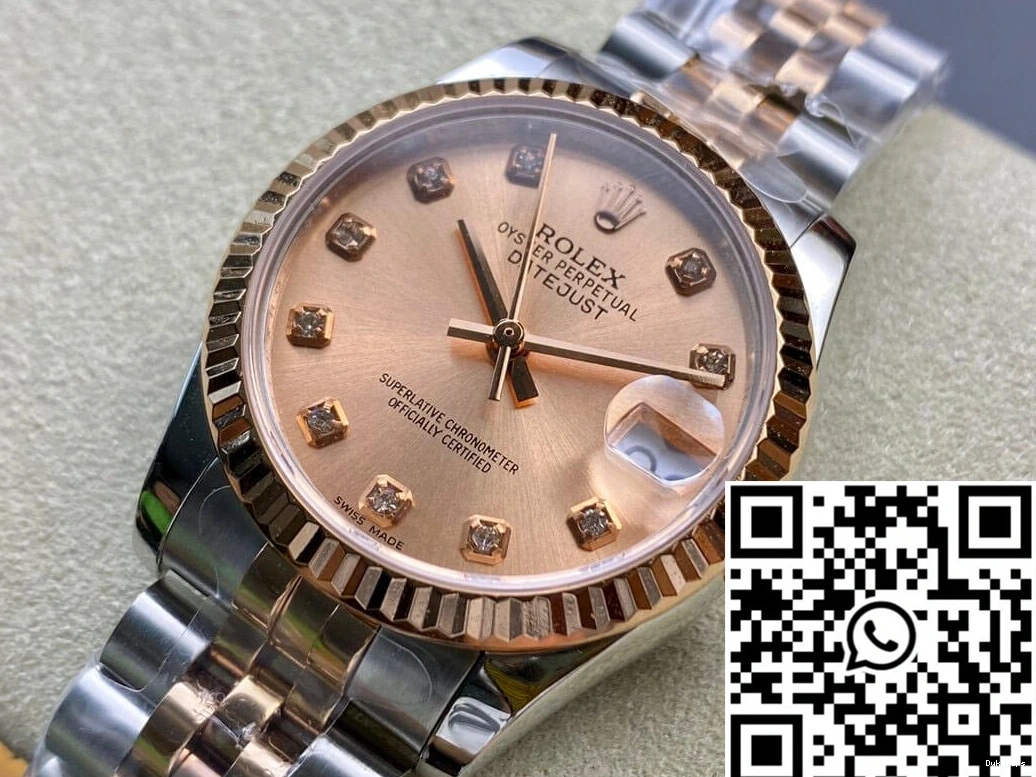 Factory Rose Datejust Rolex 31MM EW Gold M278271-0024 0331